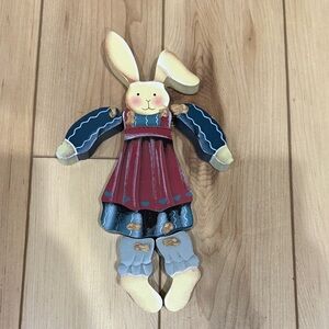 Wooden Bunny Wall Decor